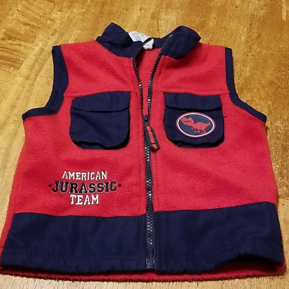 American Jurassic team childs vest